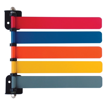OMNIMED Room ID Flag System, Std 5 Color Set (Quickly & Clearly Alert Staff to 291815